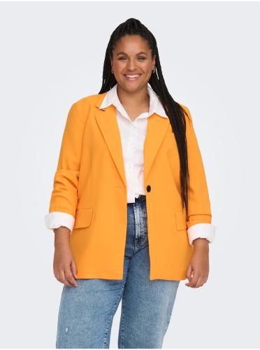 Πορτοκαλί γυναικείο μπουφάν ONLY CARMAKOMA Gry - Ladies