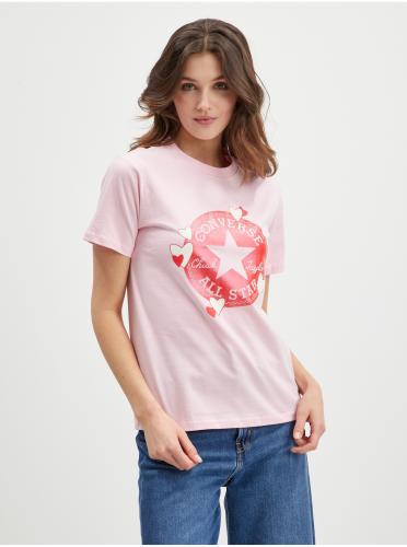 Ροζ Γυναικείο T-Shirt Converse - Γυναικεία