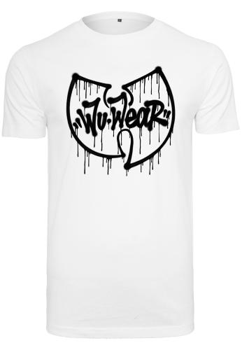 Wu Wear Dripping Logo Tee White