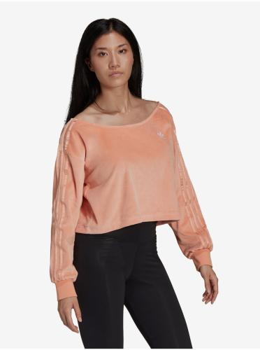 Apricot Women's Crop Top adidas Originals - Γυναικεία