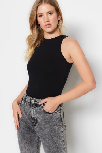 Trendyol Camisole - Μαύρο - Slim fit