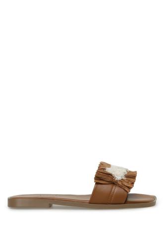 İnci Freyes 3fx Brown Women's Flat Slipper