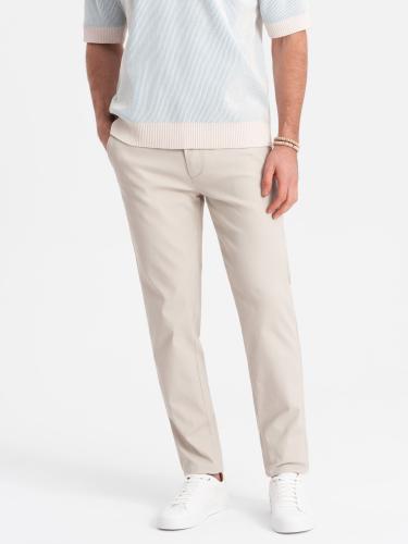 Ombre Men's SLIM FIT chino pants - cream