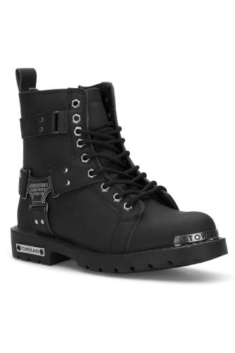 DARK SEER Black Unisex Boots