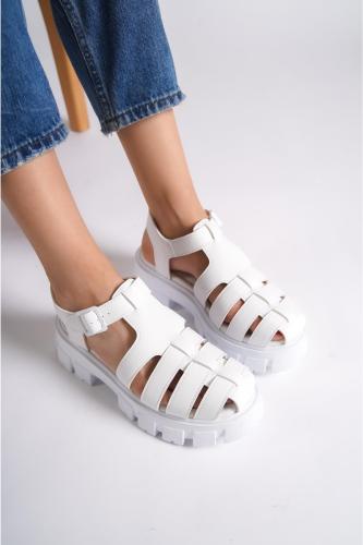 Capone Outfitters Sandals - White - Flat