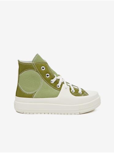 Πράσινα Sneakers στον Αστράγαλο Converse Chuck Taylor All Star Construct - Γυναικεία
