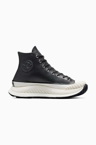 Δερμάτινα ελαφριά παπούτσια Converse Chuck 70 At-Cx χρώμα: μαύρο, A07905C