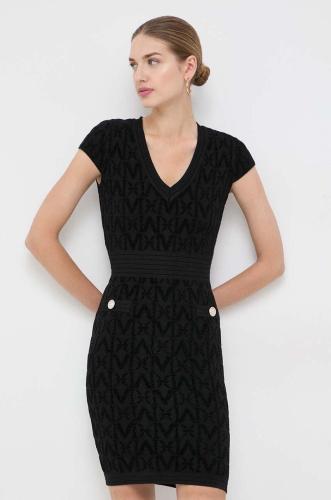 Φόρεμα Marciano Guess χρώμα: μαύρο