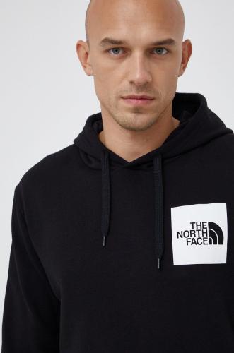 Βαμβακερή μπλούζα The North Face ανδρική, χρώμα: μαύρο