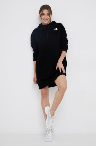 Βαμβακερή μπλούζα The North Face γυναικεία, χρώμα: μαύρο