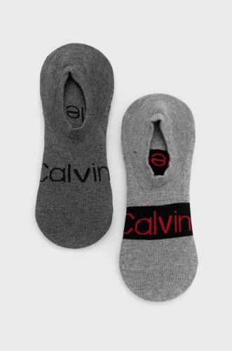 Κάλτσες Calvin Klein ανδρικες, χρώμα: γκρι