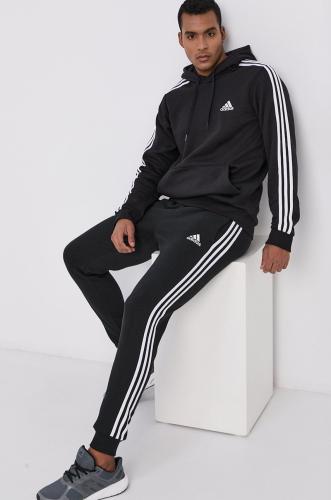 Παντελόνι adidas ανδρικό, χρώμα: μαύρο