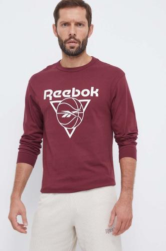Βαμβακερή μπλούζα με μακριά μανίκια Reebok Classic Basketball