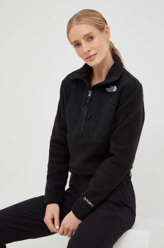 Μπλούζα The North Face Womens Denali Crop Denali Cropped Fleece χρώμα: μαύρο NF0A7WXYJK31