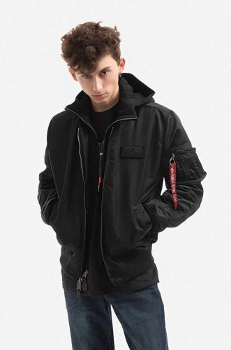 Μπουφάν bomber Alpha Industries Ma-1 D-Tec Se ανδρικό, χρώμα: μαύρο F30