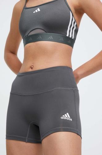 Σορτς προπόνησης adidas Performance χρώμα: γκρι