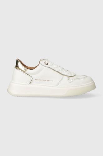 Δερμάτινα αθλητικά παπούτσια Alexander Smith Harrow χρώμα: άσπρο, ASAZHWW1651WGD