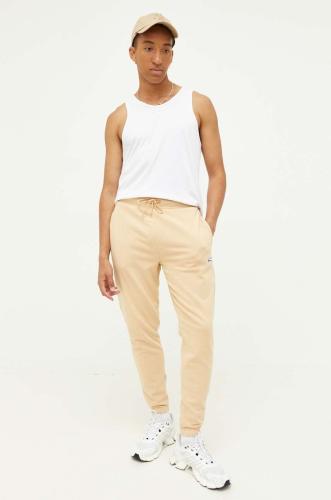 Παντελόνι φόρμας Tommy Jeans χρώμα: μπεζ