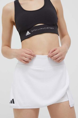 Αθλητική φούστα adidas Performance Club χρώμα: άσπρο