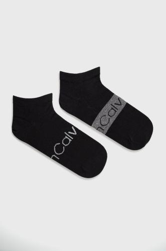 Calvin Klein κάλτσες (2-pack) ανδρικες, χρώμα: μαύρο