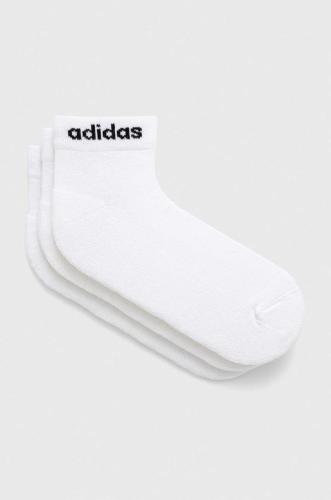 Κάλτσες adidas 3-pack χρώμα: άσπρο