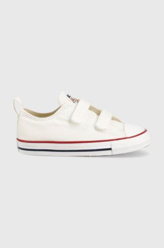 Παιδικά πάνινα παπούτσια Converse χρώμα: άσπρο