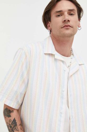 Βαμβακερό πουκάμισο Abercrombie & Fitch x The Trevor Project ανδρικό