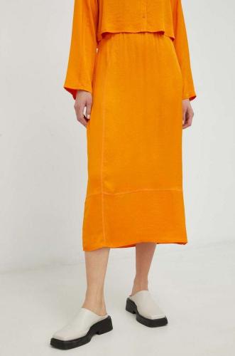 Φούστα American Vintage χρώμα: πορτοκαλί