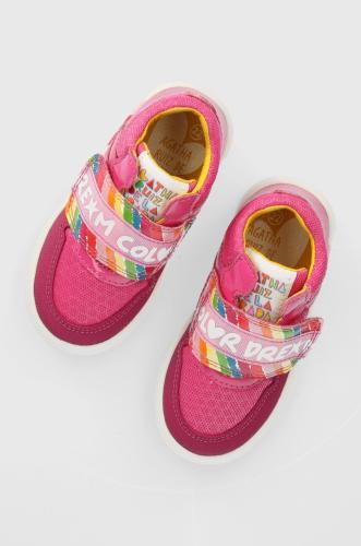 Παιδικά αθλητικά παπούτσια Agatha Ruiz de la Prada χρώμα: μοβ