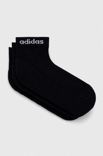 Κάλτσες adidas 3-pack χρώμα: μαύρο