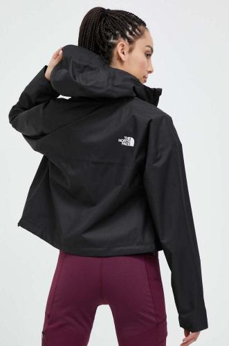 Σακάκι εξωτερικού χώρου The North Face Cropped Quest χρώμα: μαύρο