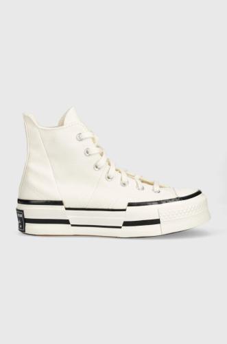 Πάνινα παπούτσια Converse Chuck 70 Plus χρώμα: άσπρο, A00915C