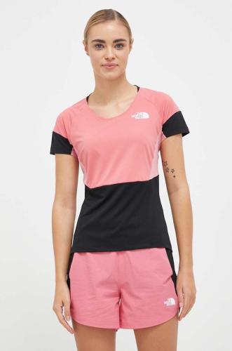 Αθλητικό μπλουζάκι The North Face Bolt Tech χρώμα: ροζ