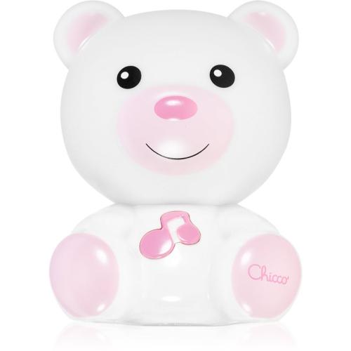 Chicco Dreamlight Bear φωτάκι νυκτός με μελωδία Pink 0 m+ 1 τμχ