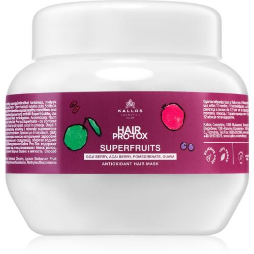 Kallos Hair Pro-Tox Superfruits αναγεννητική μάσκα για κουρασμένα μαλλιά 275 μλ