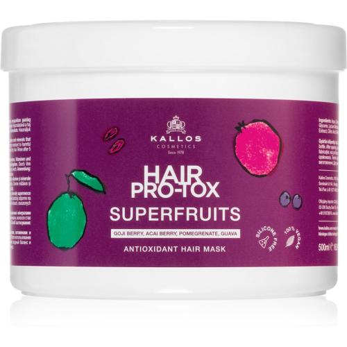 Kallos Hair Pro-Tox Superfruits αναγεννητική μάσκα για κουρασμένα μαλλιά 500 ml