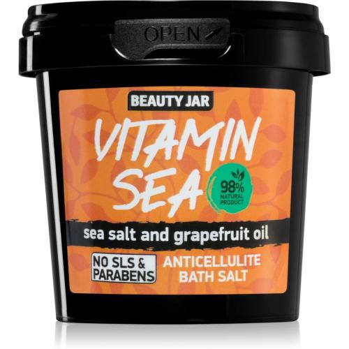 Beauty Jar Vitamin Sea άλατα μπάνιου για την αντιμετώπιση της κυτταρίτιδας 150 γρ