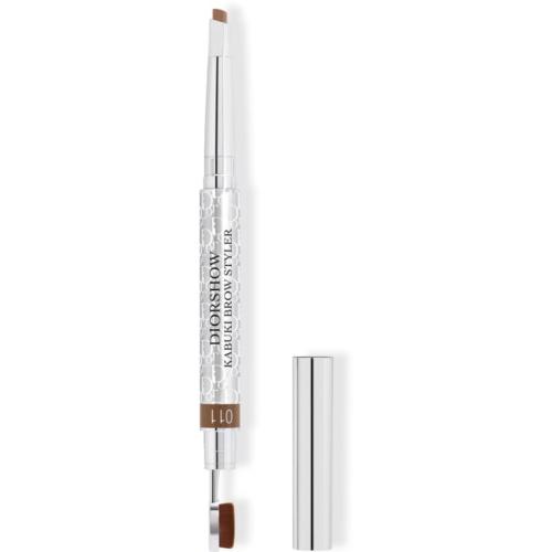 DIOR Diorshow Kabuki Brow Styler μολύβι για τα φρύδια με βούρτσα απόχρωση 011 Gold Blond 0,29 γρ