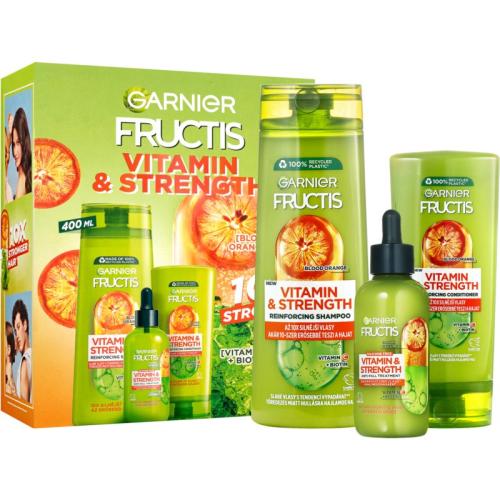 Garnier Fructis Vitamin & Strength σετ δώρου (για αδύναμα μαλλιά που είναι επιρρεπή σε τριχόπτωση)