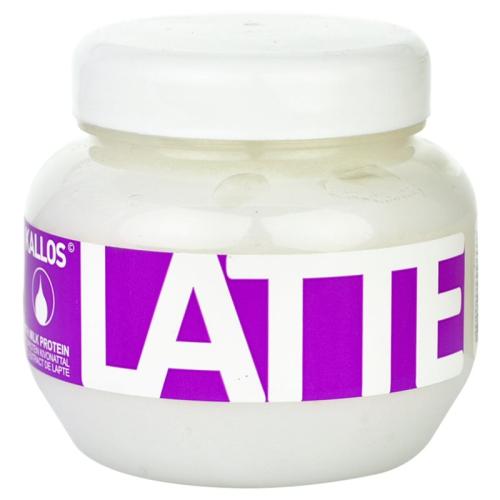 Kallos Latte μάσκα για κατεστραμμένα, χημικά επεξεργασμένα μαλλιά 275 μλ
