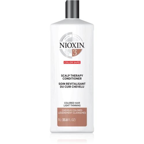 Nioxin System 3 Color Safe ενυδατικό και θρεπτικό μαλακτικό για εύκολο χτένισμα μαλλιών 1000 μλ