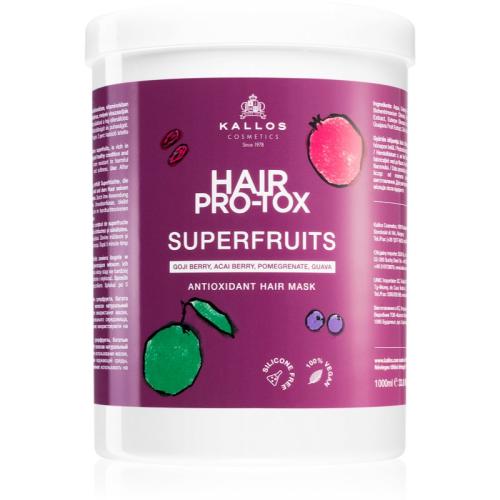Kallos Hair Pro-Tox Superfruits αναγεννητική μάσκα για κουρασμένα μαλλιά 1000 ml