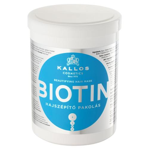 Kallos Biotin μάσκα για απαλά, αδύναμα και εύθραυστα μαλλιά 1000 ml