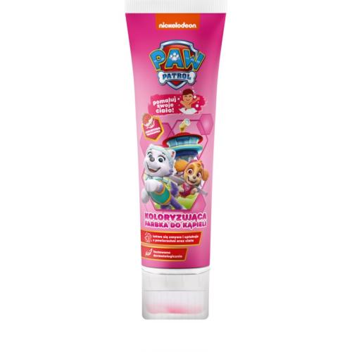 Nickelodeon Paw Patrol Coloring Bath Paint αφρόλουτρο μπάνιου για παιδιά Pink Strawberry 150 μλ