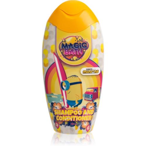 Minions Magic Bath Shampoo & Conditioner σαμπουάν και μαλακτικό για παιδιά 200 μλ