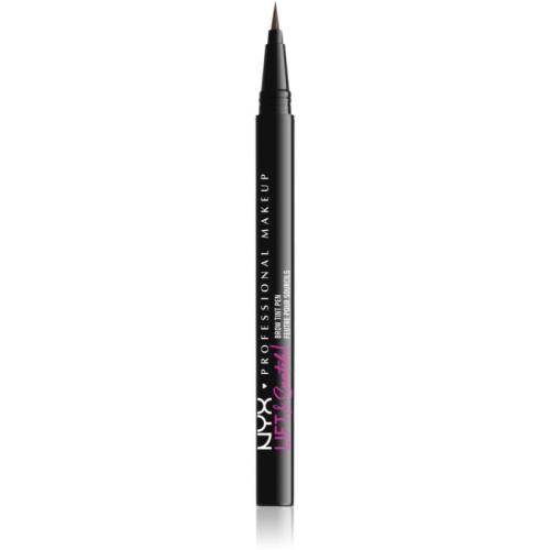 NYX Professional Makeup Lift&Snatch Brow Tint Pen μαρκαδόρος για τα φρύδια απόχρωση 06 - Ash Brown 1 μλ