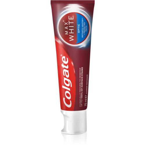 Colgate Max White Optic λευκαντική οδοντόκρεμα με άμεσο αποτέλεσμα 75 μλ