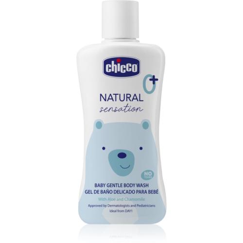 Chicco Natural Sensation Baby απαλό τζελ πλυσίματος για παιδιά από τη γέννηση 200 ml