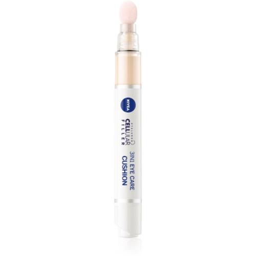 Nivea Hyaluron Cellular Filler τονωτική κρέμα ενυδάτωσης με χρώμα Τα μάτια απόχρωση 01 Light 4 ml