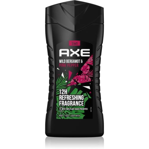 Axe Wild Fresh Bergamot & Pink Pepper τζελ για ντους για άντρες 250 ml